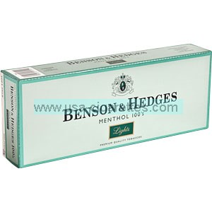 Benson & Hedges Menthol 100's cigarettes